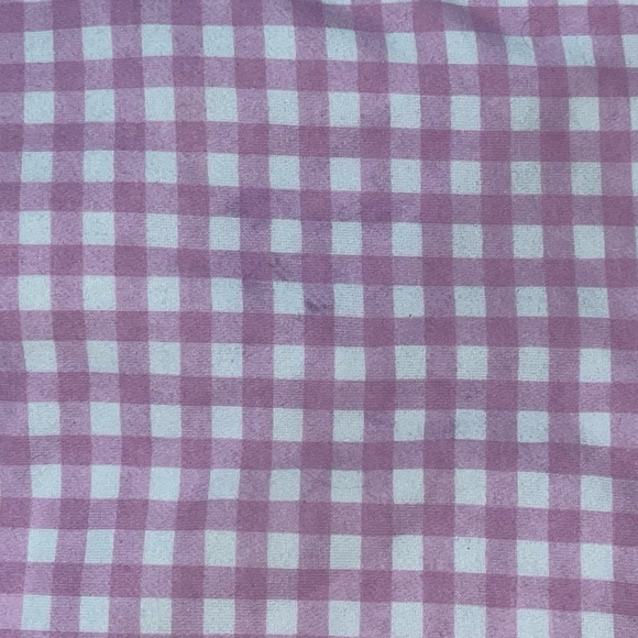 Champion Lightweight Sweatshirt / White & Lite Pink Checkerboard - Picture 3 of 4